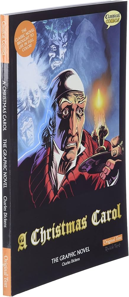 A Christmas Carol Comic Book： A Classic Tale Reimagined for Young Readers