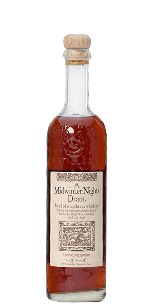 Savor the Unique Blend of High Wests A Midwinter Nights Dram Act 10 Rye Whiskey