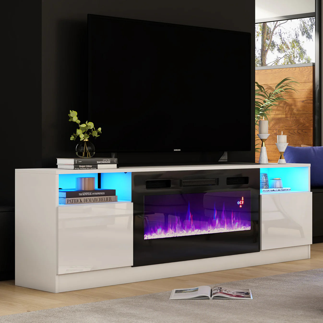 Are Electric Fireplace TV Stands Energy-Efficient？ Power Consumption Explained