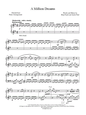 A Million Dreams Sheet Music PDF Free - Print and Play Instantly!