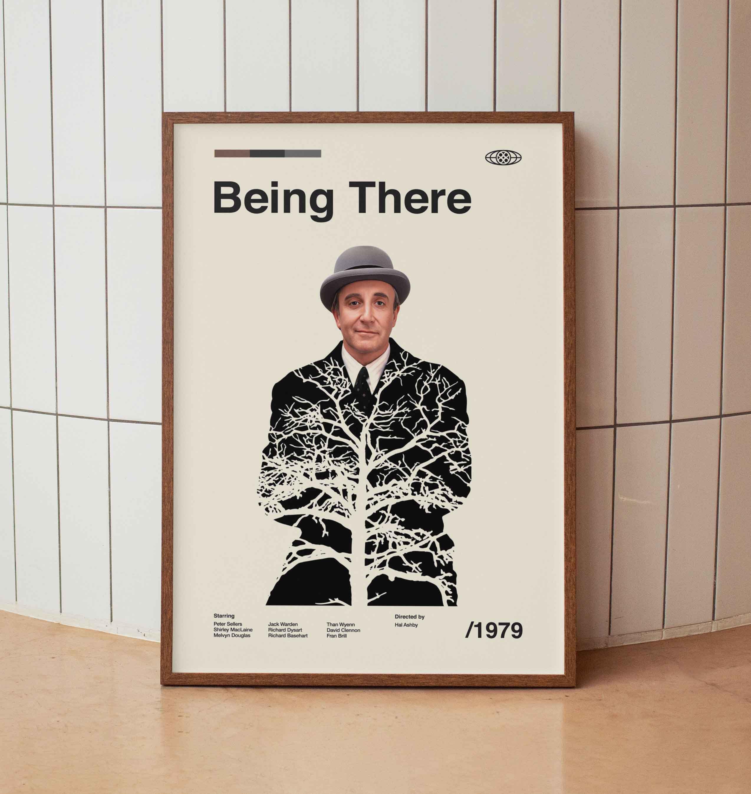 Unique Being There Poster – Iconic Peter Sellers Design for Sale