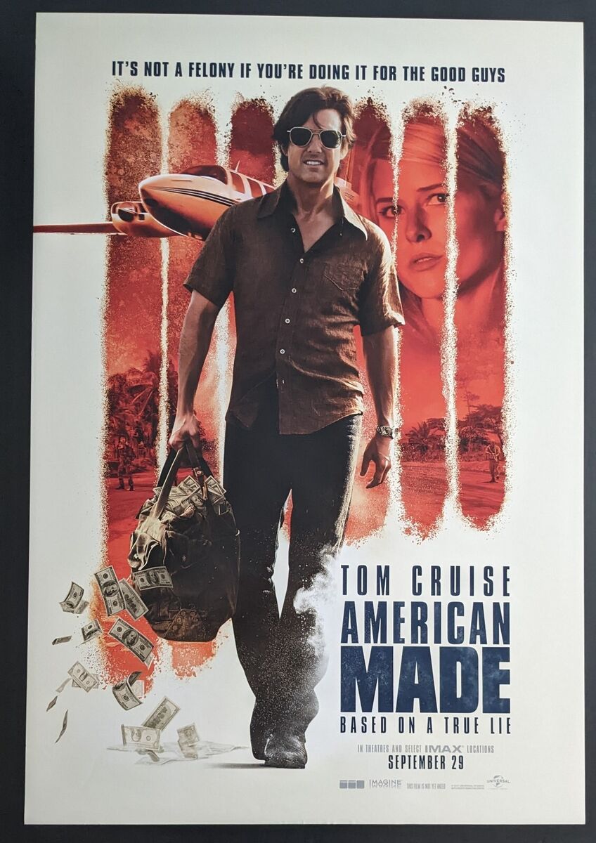 Official American Made Film Poster Collection: Tom Cruise, 2017 Movie