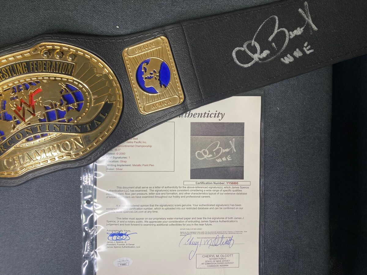 Own a Signed WWE Championship Belt – Authentic Autographs from Wrestling Legends