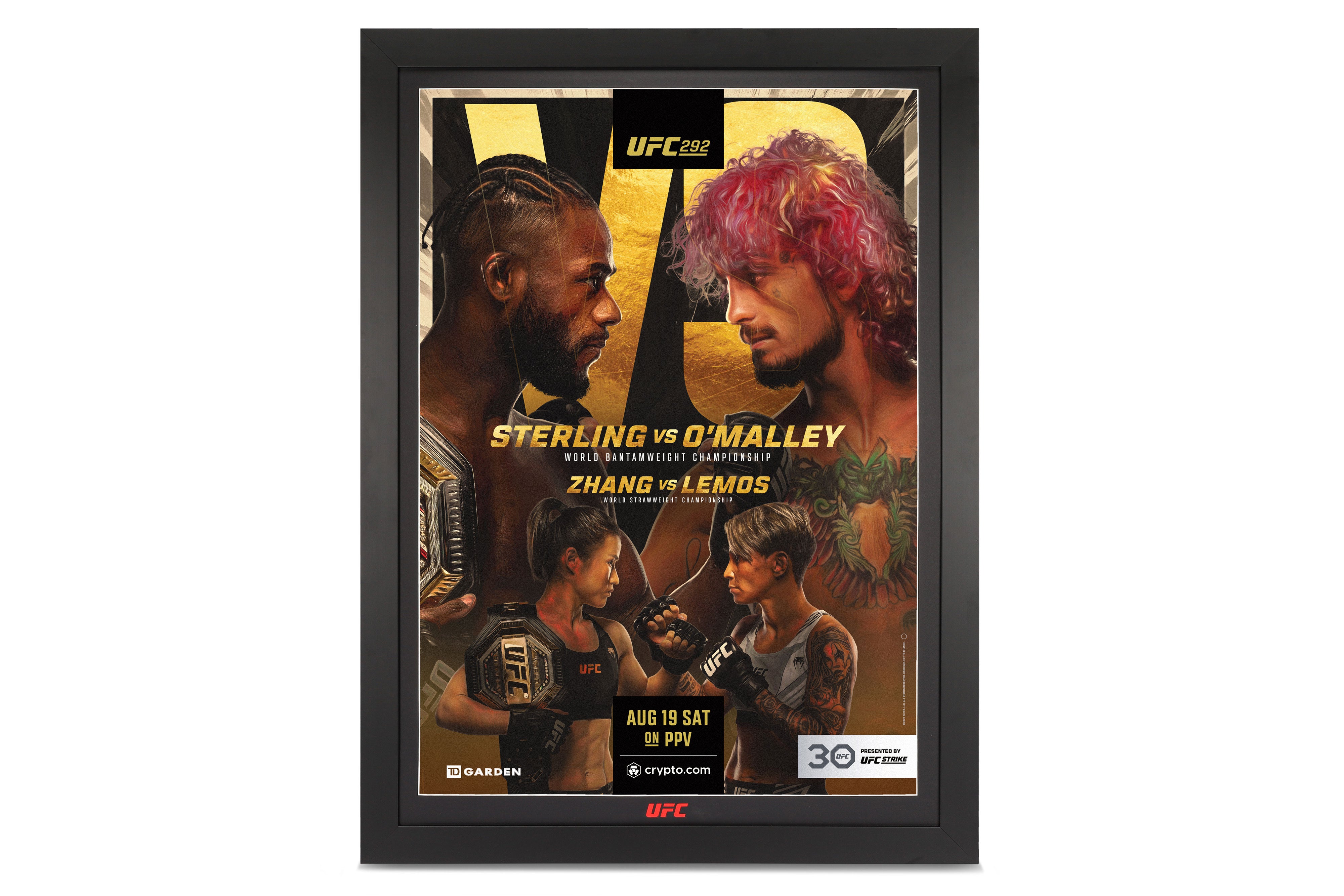 Buy Autographed UFC Posters - Signed by Top Fighters & Champions