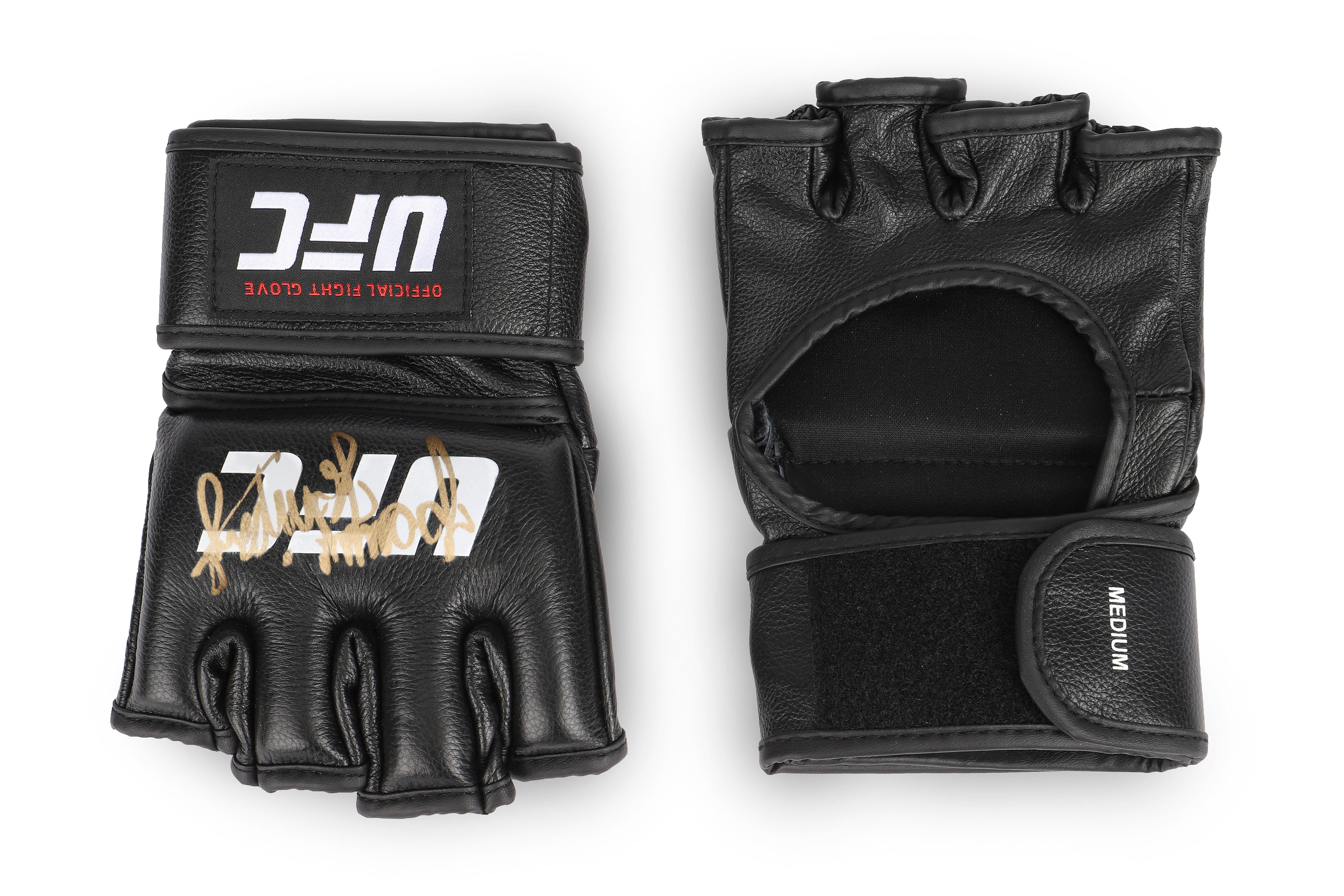 Shop Authentic Autographed UFC Gloves from Top Fighters Like Jon Jones & Adesanya