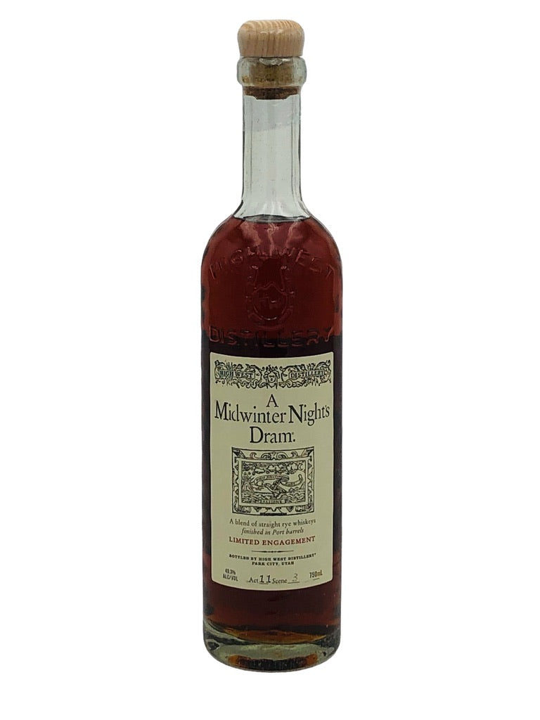 A Midwinter Nights Dram Act 11: High Wests Limited Edition Rye Whiskey