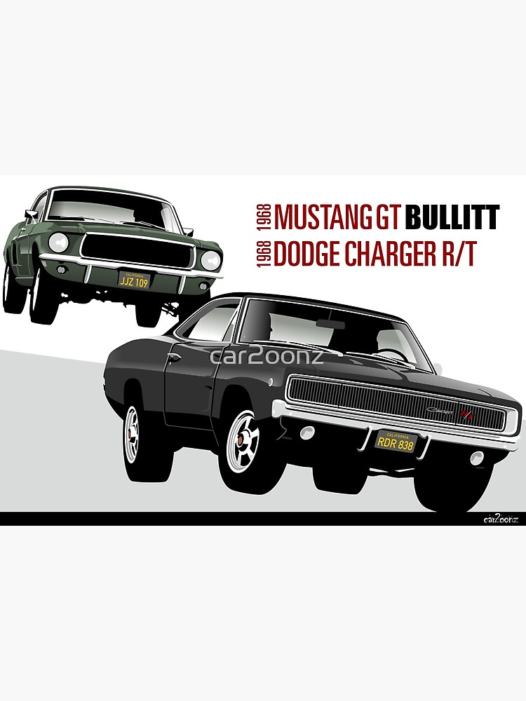 Buy Bullitt Film Poster: Iconic 1968 Mustang Chase Movie Artwork