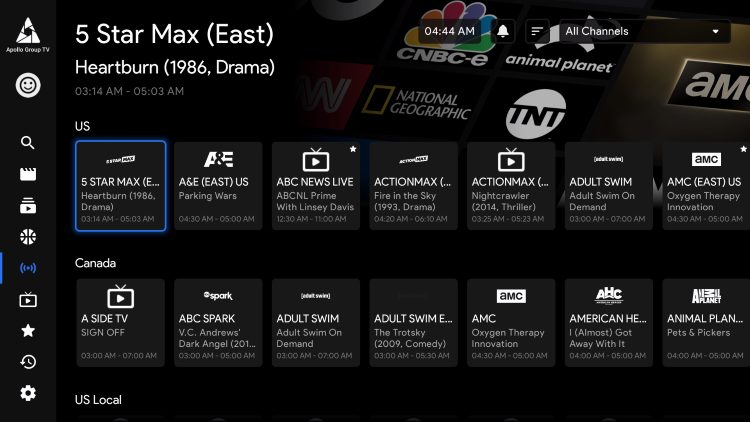 Apollo TV Channel Lineup: Discover Over 22,000 Live Channels and On-Demand Content