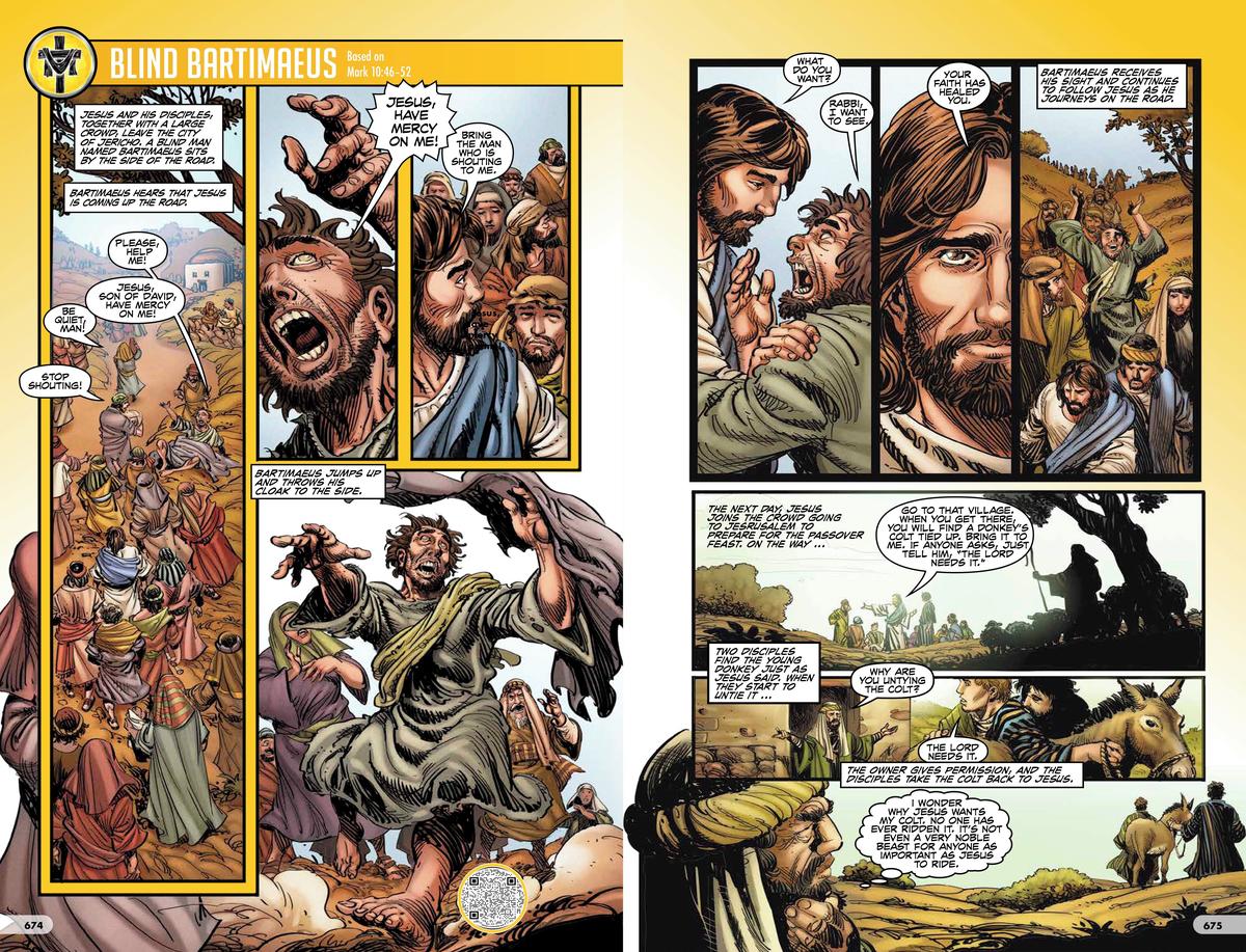 Discover the Bible Story: Engaging Comics for All Ages