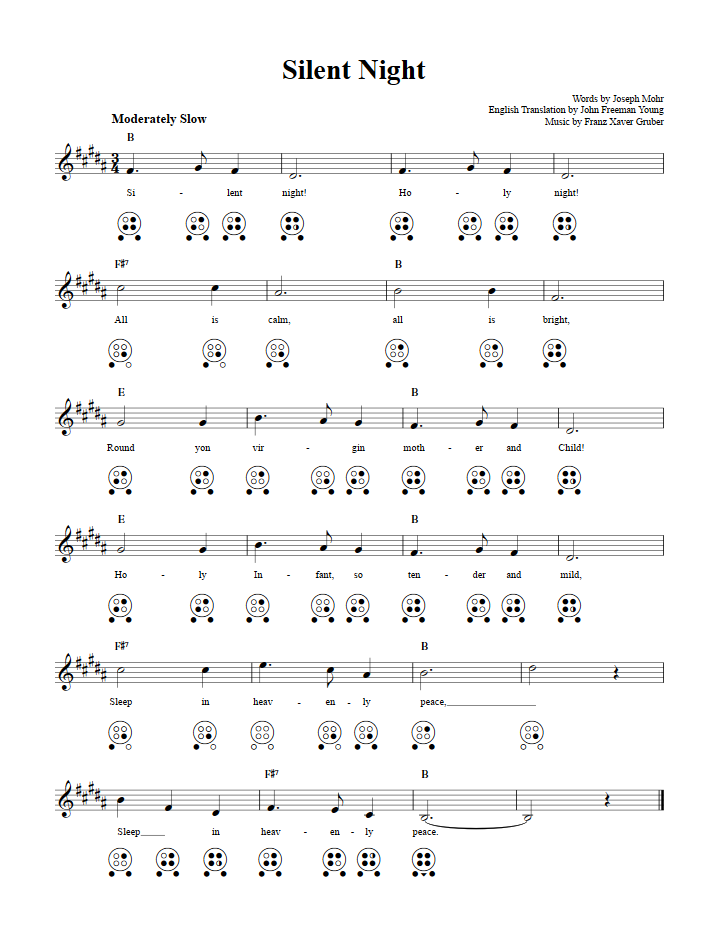 Explore Free Printable 6 Hole Ocarina Sheet Music – Perfect for Beginners