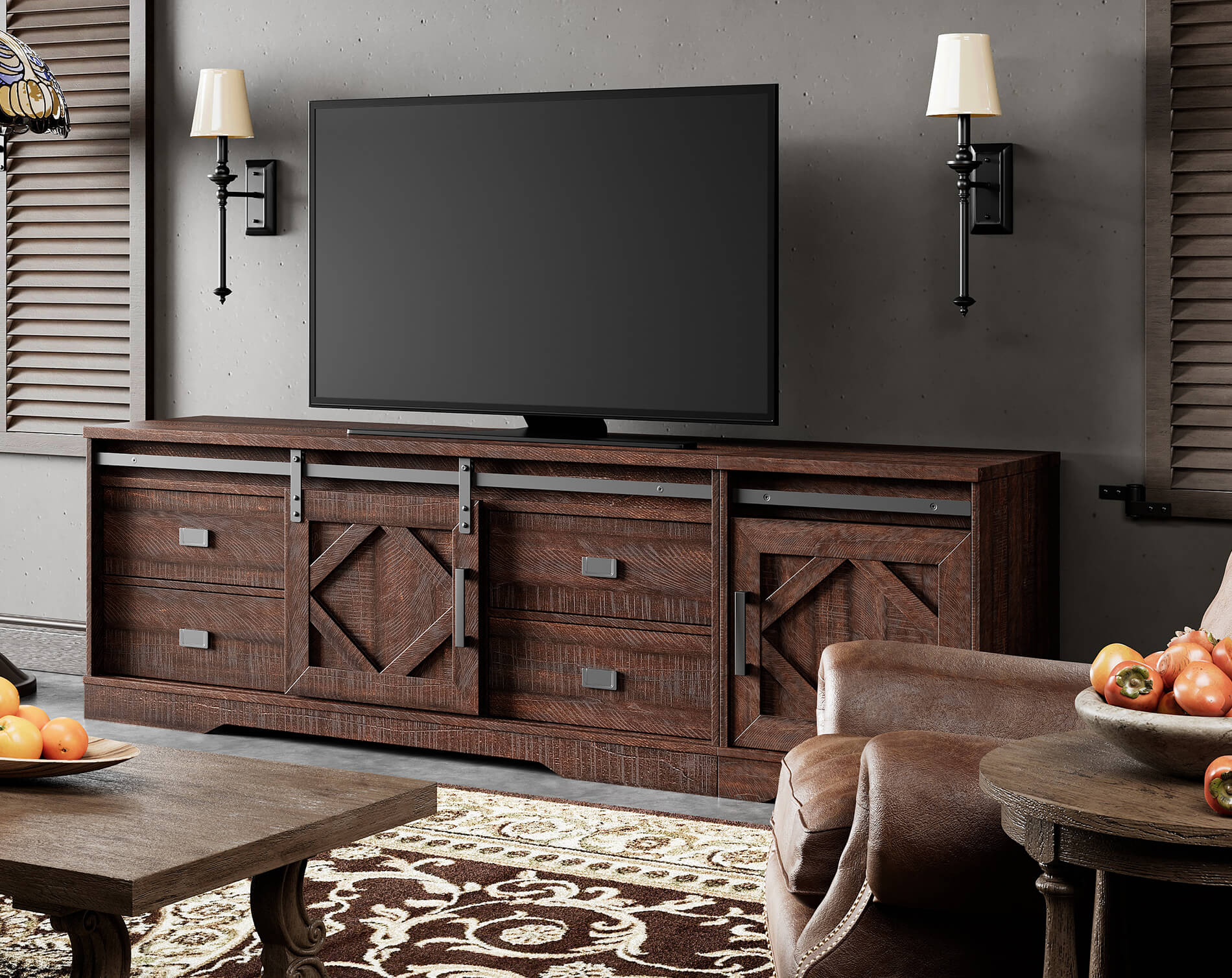 Shop Unique Barnwood TV Consoles for Stylish Entertainment Centers