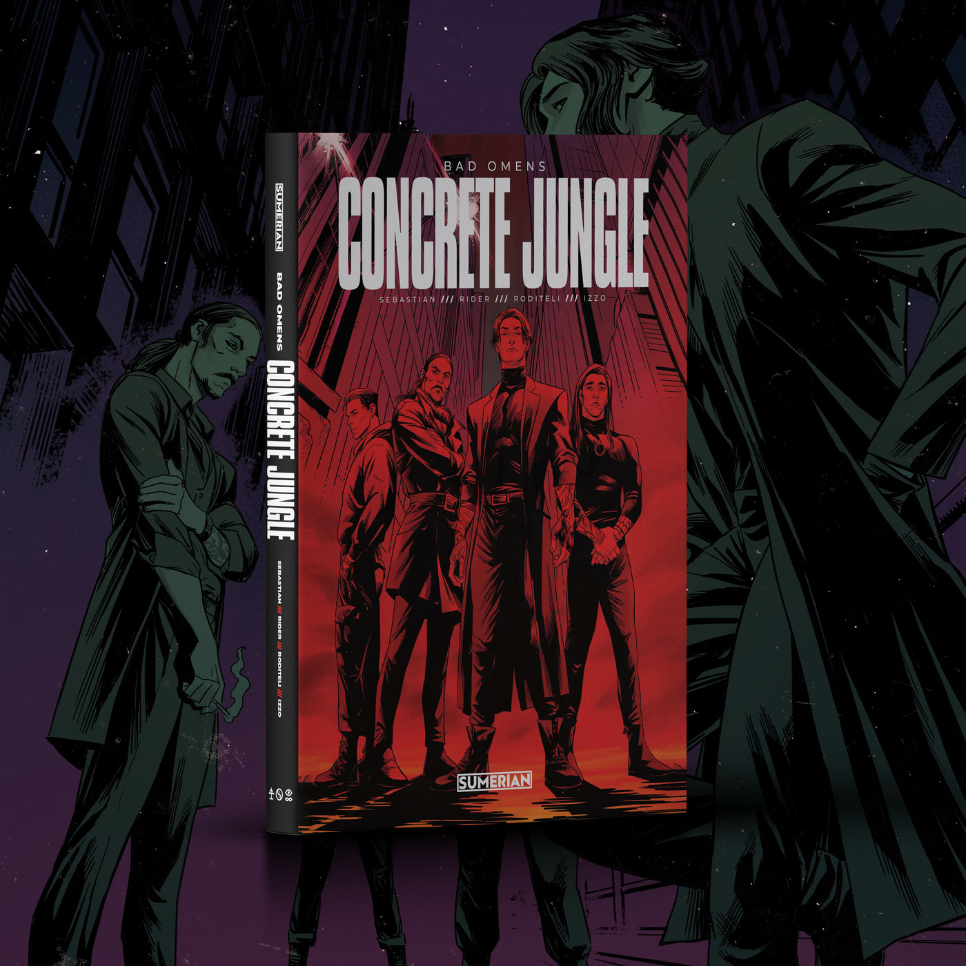 Explore Bad Omens: Concrete Jungle Comic Book – A Surreal Journey into the Gritty World