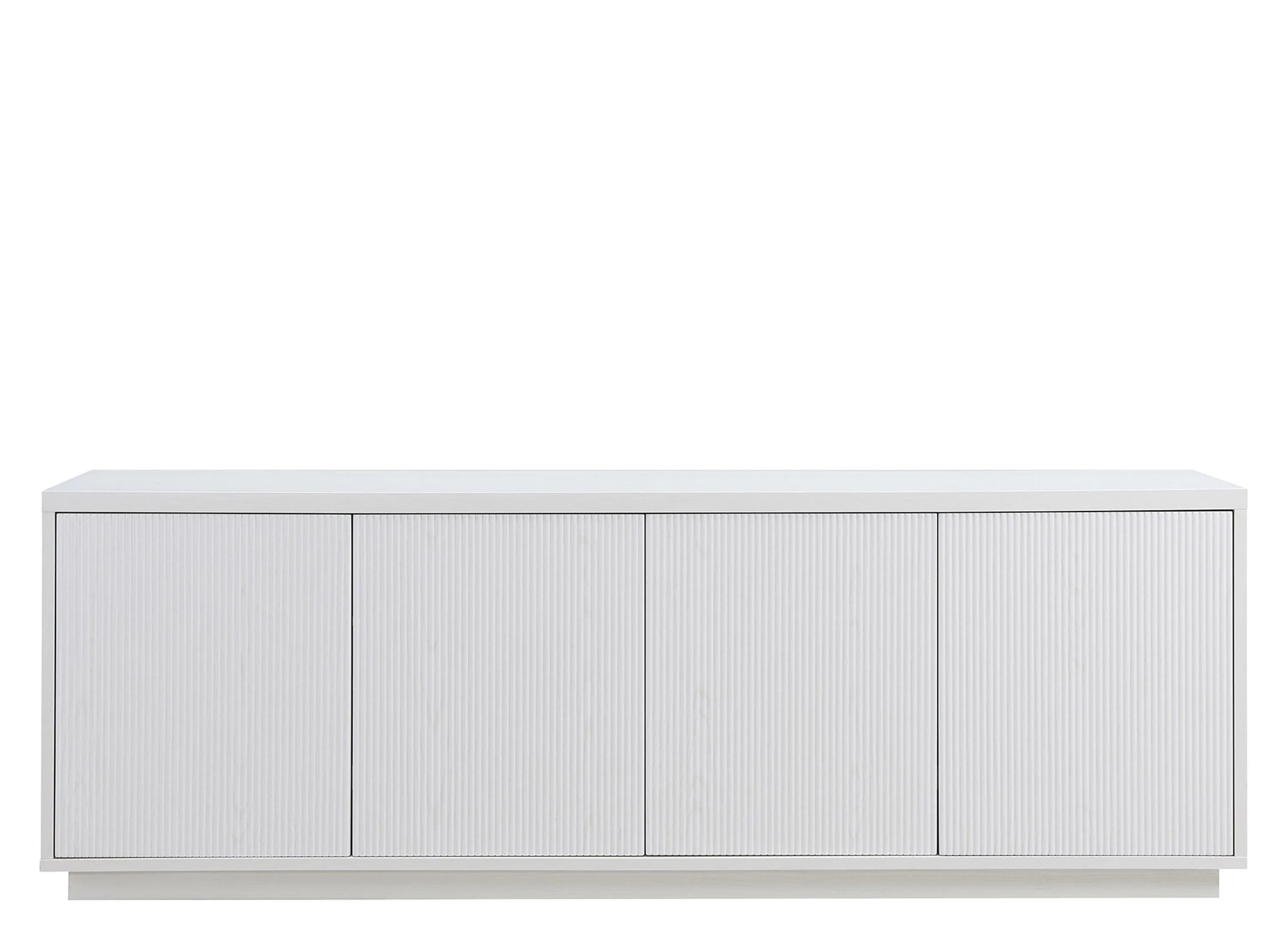 Discover the Aria TV Stand: Textured Doors and Wood Finish for a Statement Piece