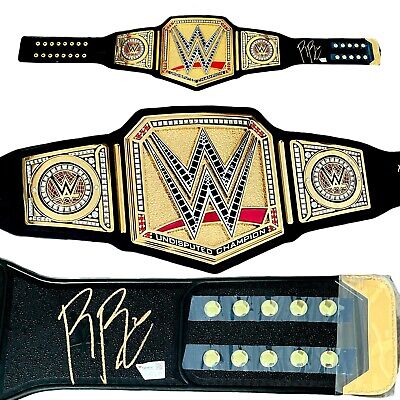 Shop WWE Signed Championship Belts – Unique Wrestling Memorabilia