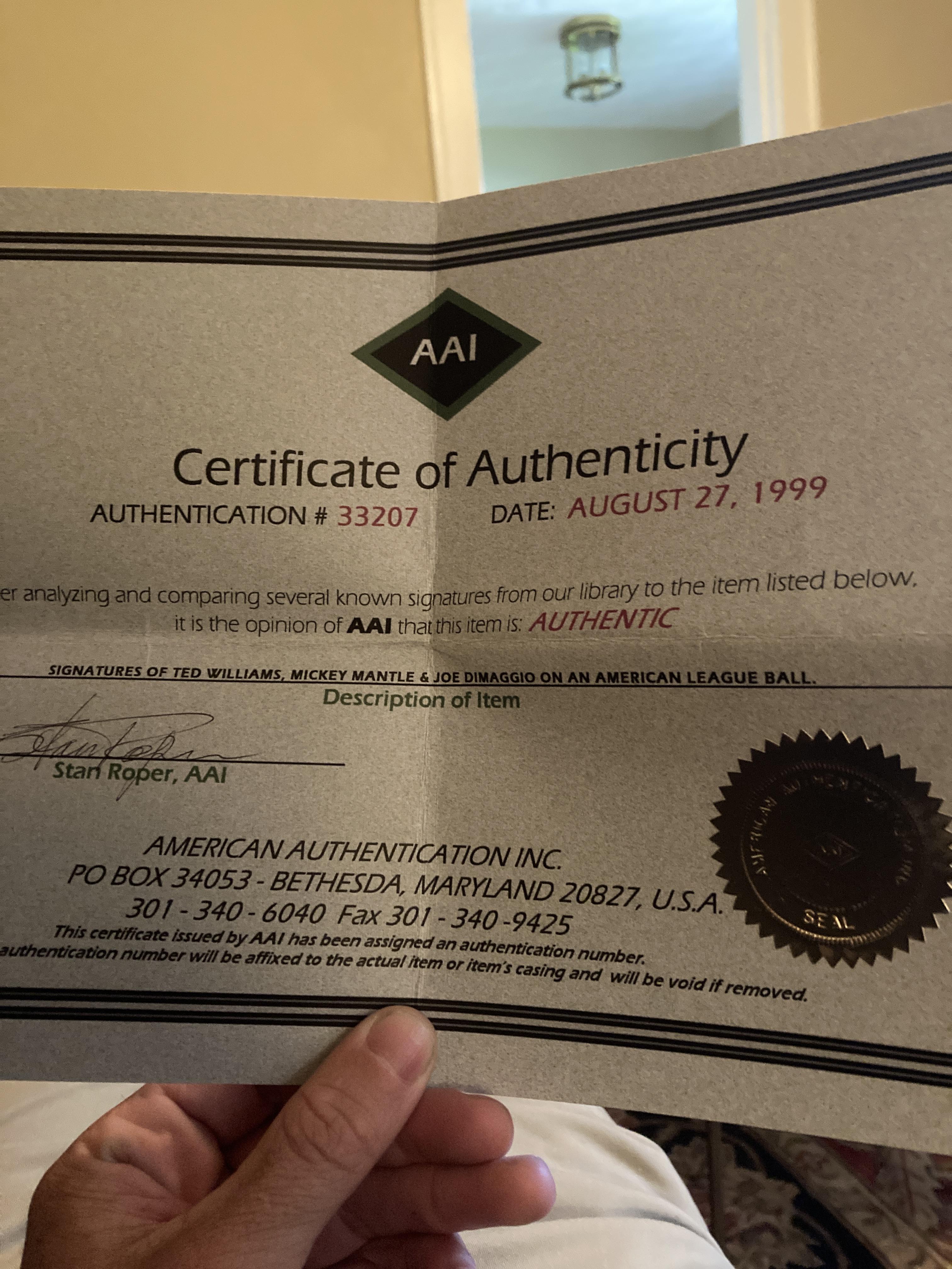 Is All American Sports Certificate of Authenticity Reliable for Your Collectibles?