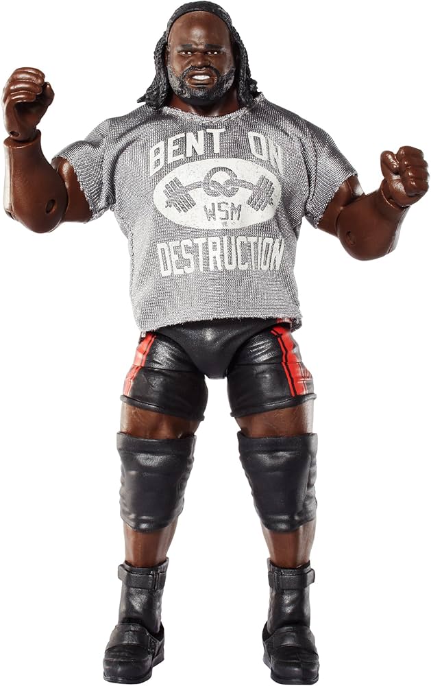 WWE Mark Henry Action Figure - 6-Inch Mattel Elite Collection with Detailed Sculpt