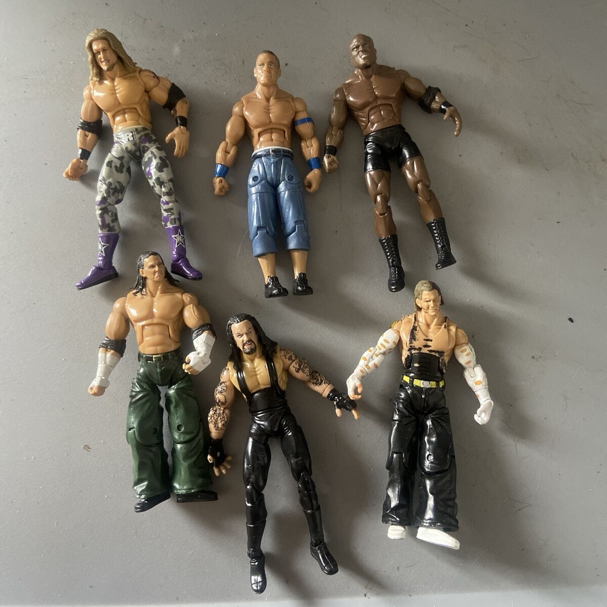 WWE Build N Brawl Action Figures: Rare 2007 WWF Collectibles