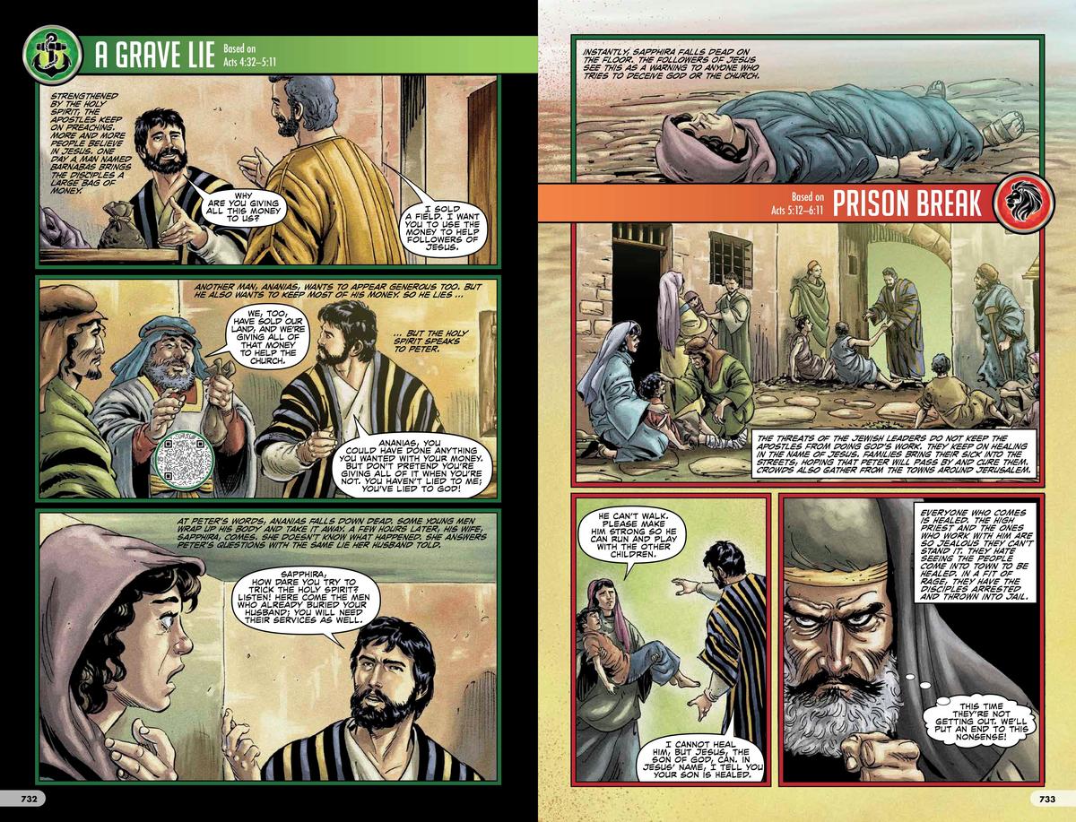 Discover the Bible Story: Engaging Comics for All Ages