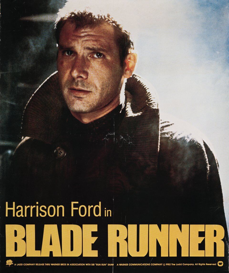 Vintage Blade Runner Original Film Poster – 1982 US Release Collectible