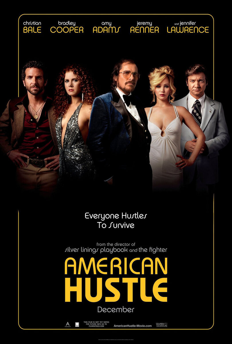 Authentic 2013 American Hustle Film Poster for Collectors