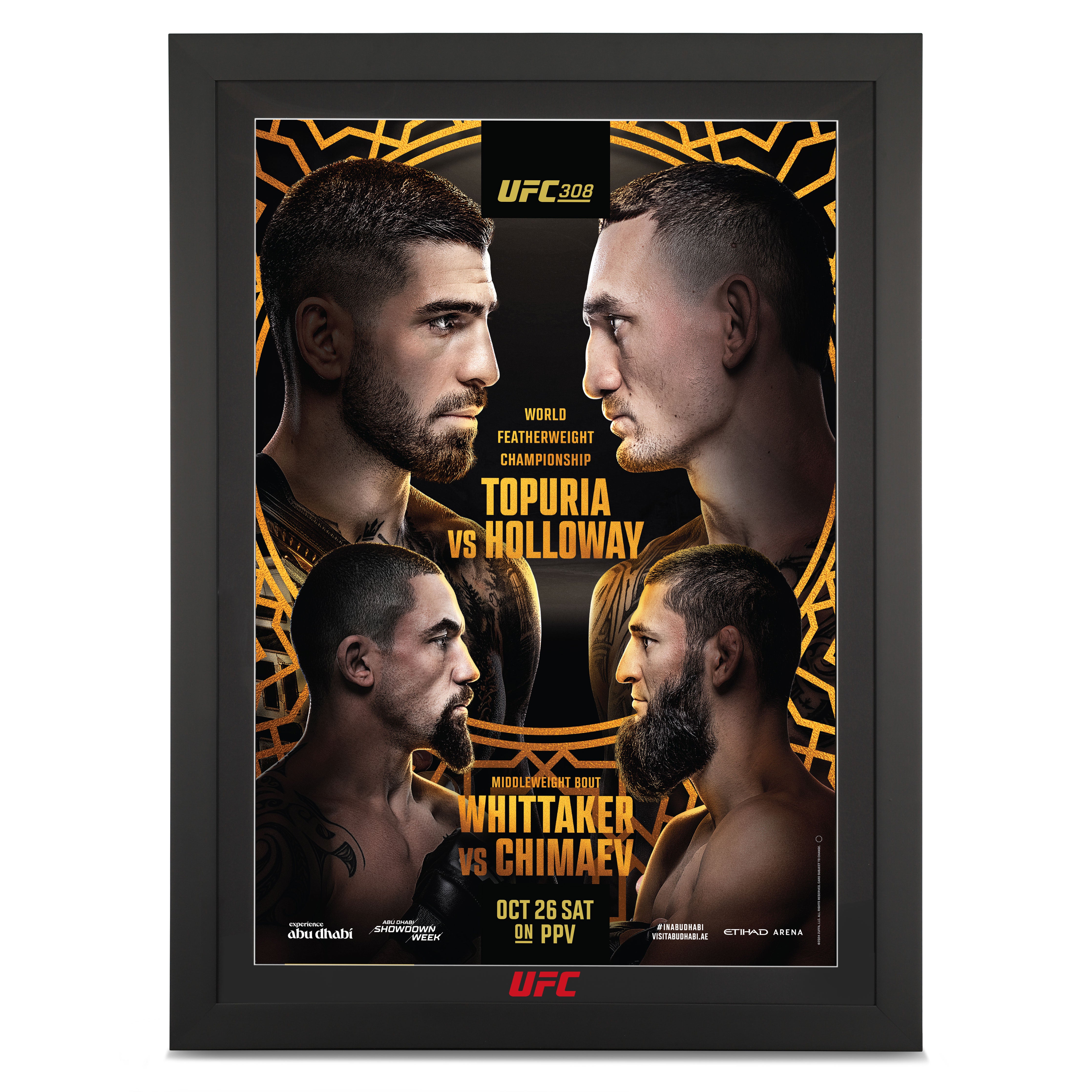 Shop UFC Autographed Posters: Unique Signed Collectibles from Iconic Events