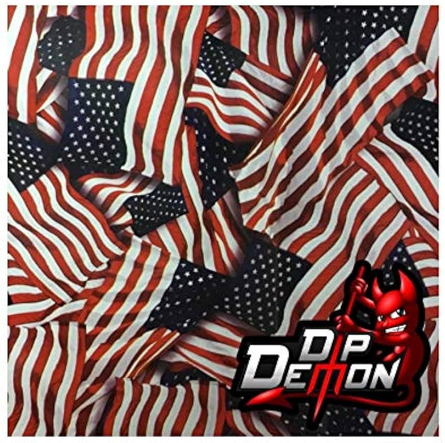 Buy American Flag Hydrographic Film for Automotive & More