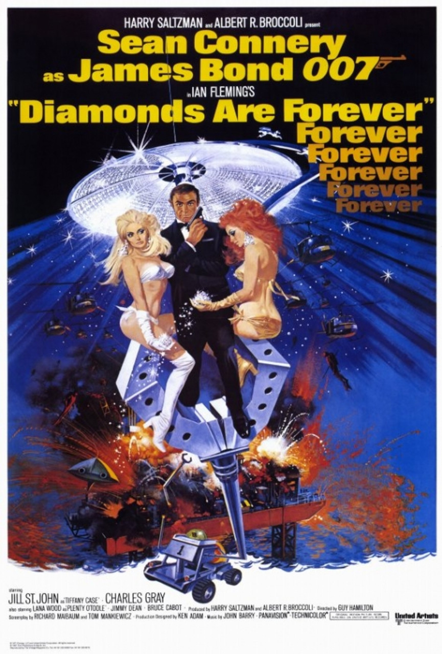 Diamonds Are Forever Film Poster: Check Out the Iconic Design!