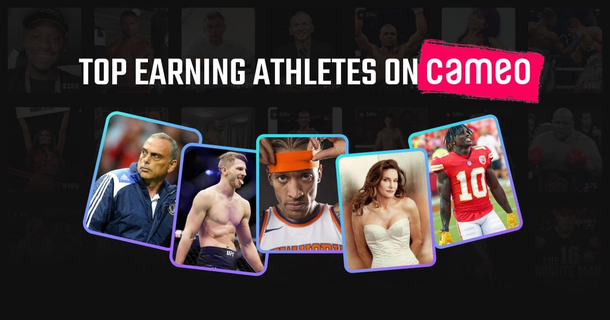 Cameo Sports: Top Athletes You Can Book Right Now