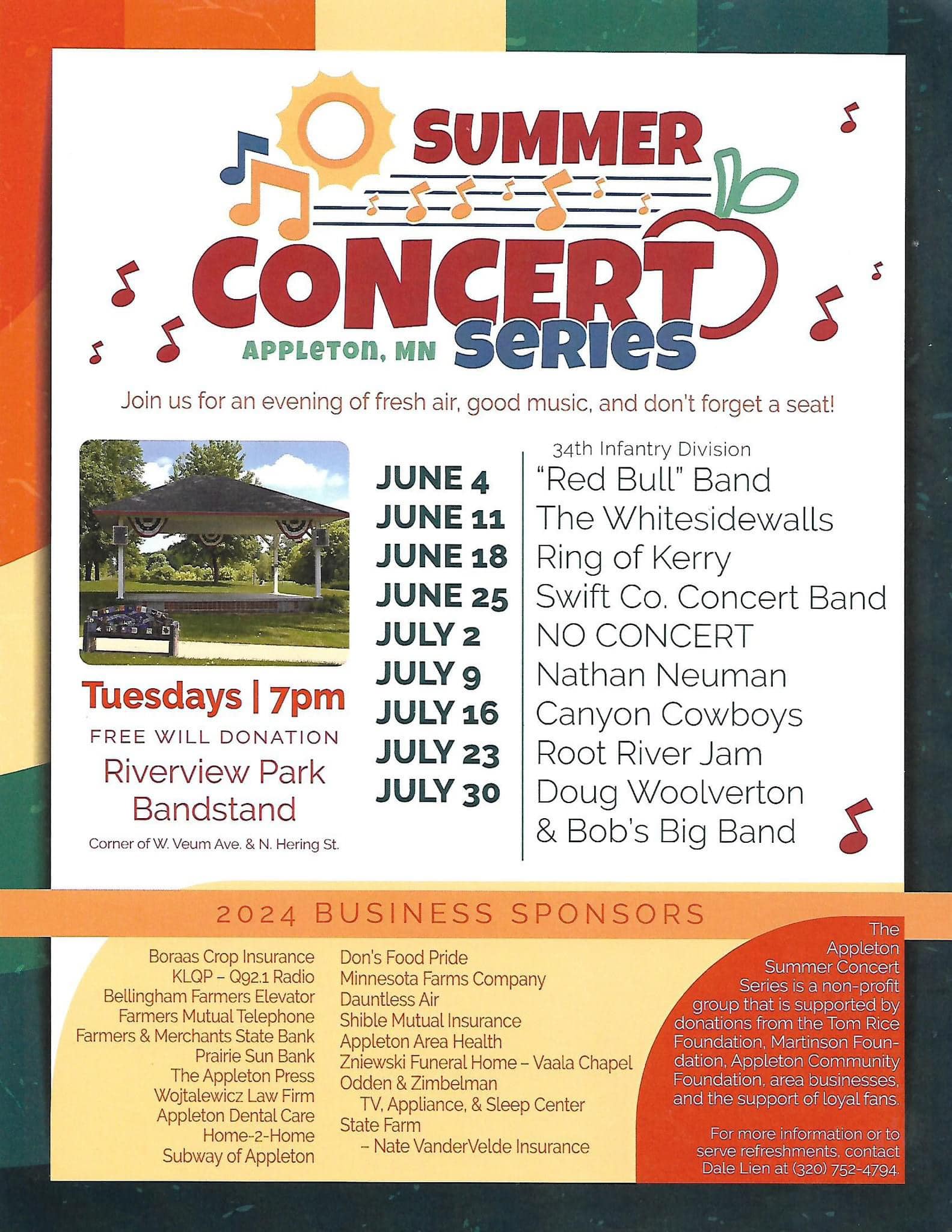 Appleton Music in the Park:  Your Guide to Free Summer Concerts!