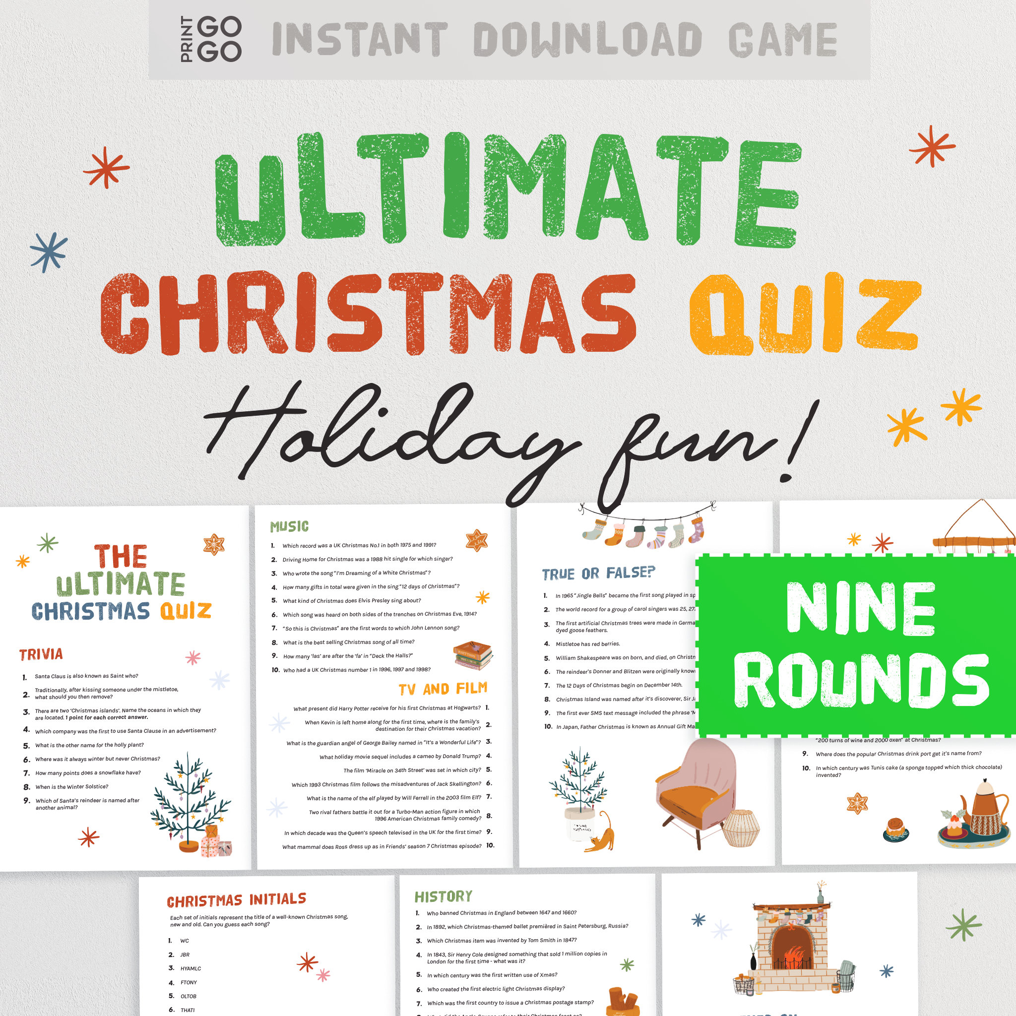 Play Holiday Quizzes Trivia & Challenge Your Friends!