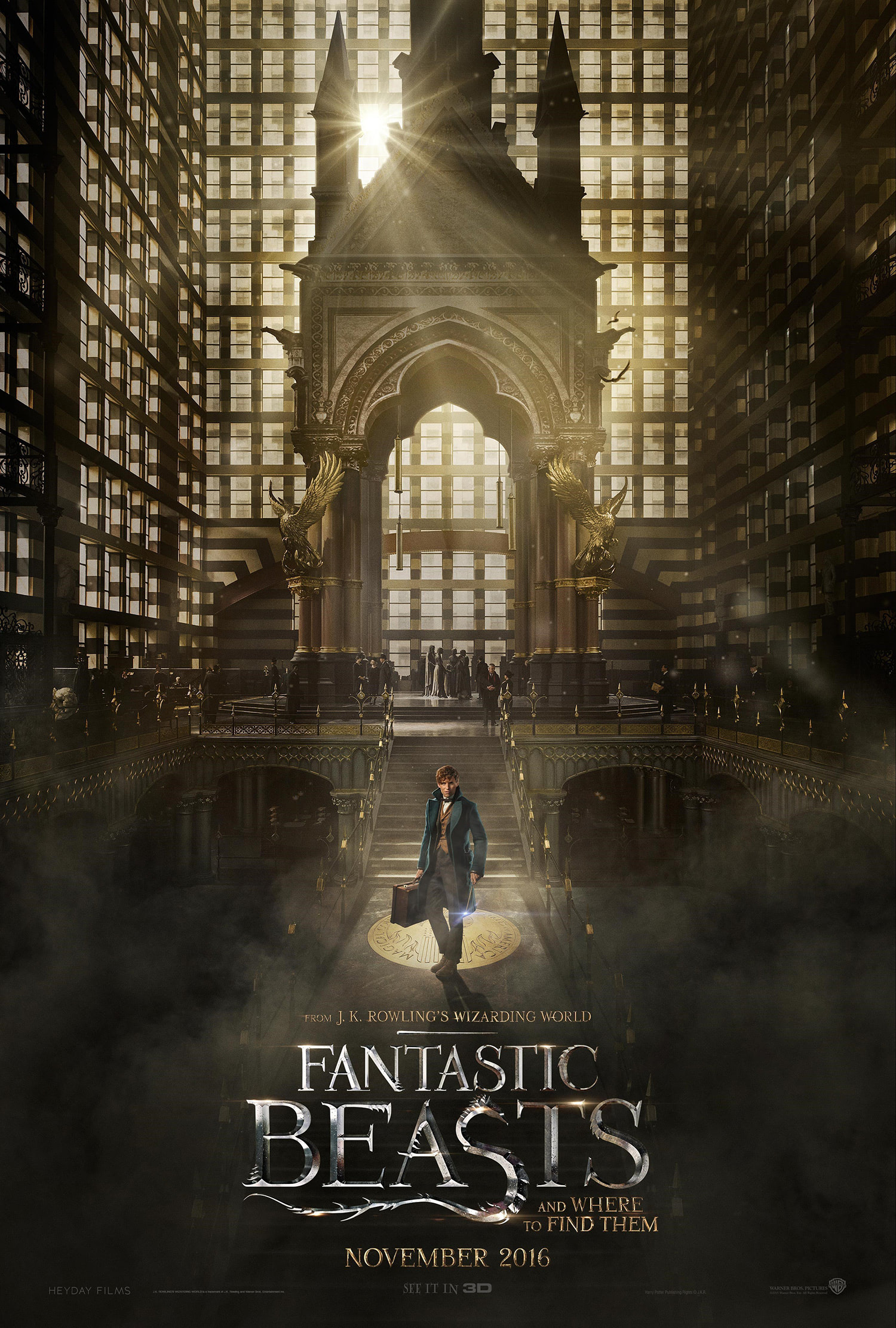 Get Your First Look: Fantastic Beasts and Where to Find Them Film Poster Revealed.