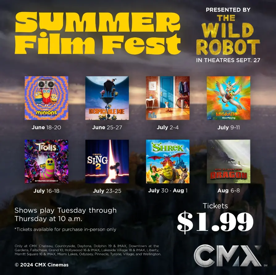 CMX Summer Film Fest 2024: A must-see film event