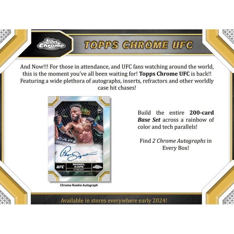 UFC Sport Cards: Find Autographs, Rookies and Parallels