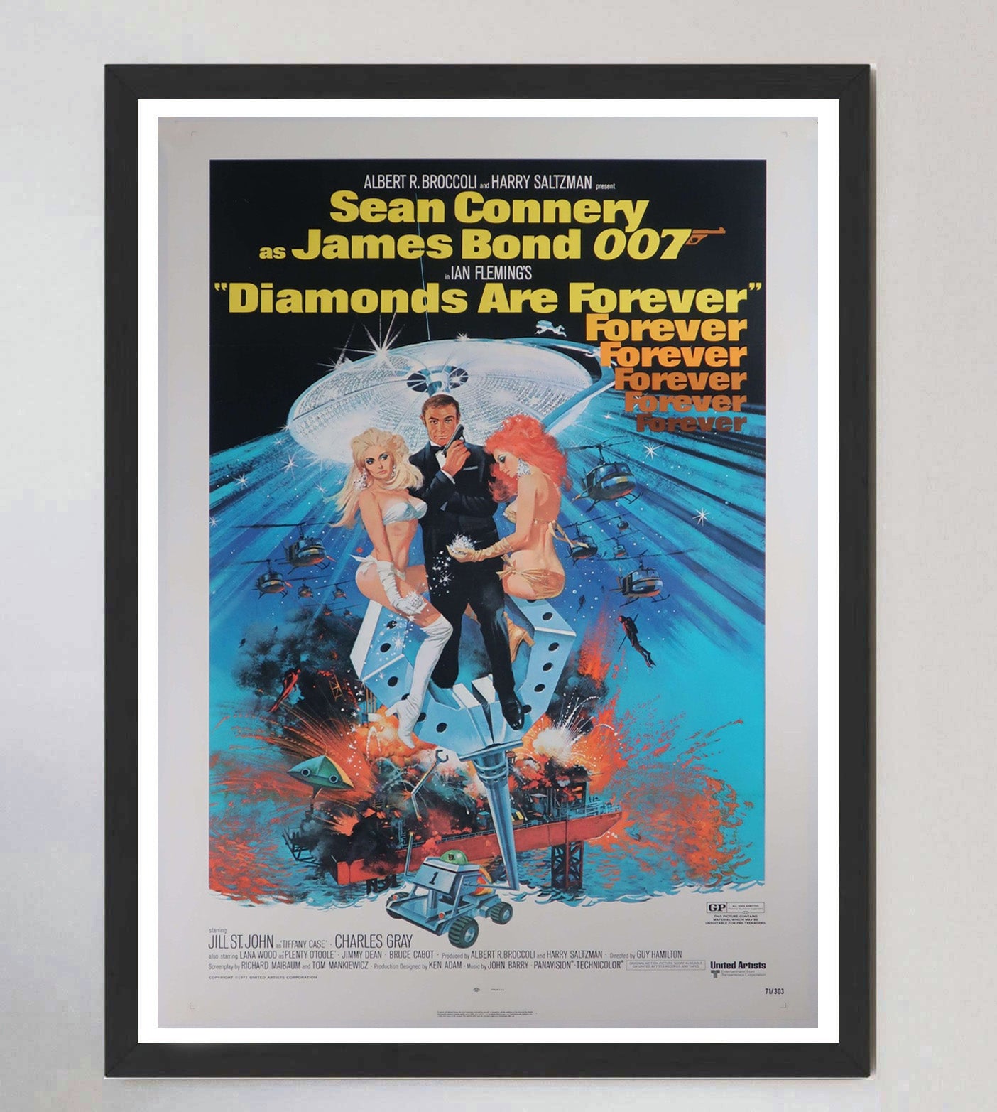 Diamonds Are Forever Film Poster: Check Out the Iconic Design!