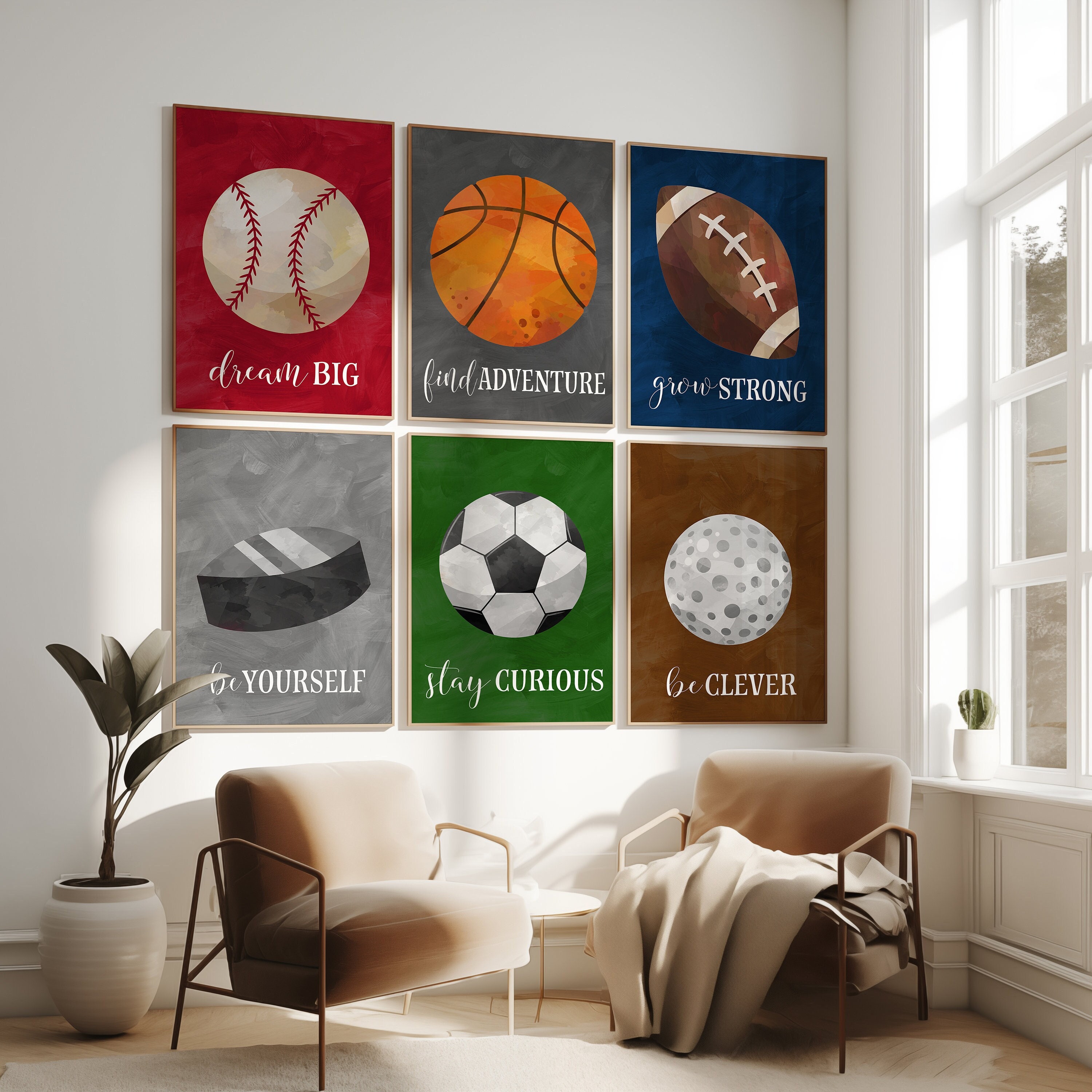 Score Big with Canvas Art Sports Prints and Decor