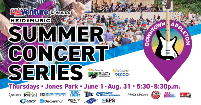 Appleton Music in the Park:  Your Guide to Free Summer Concerts!