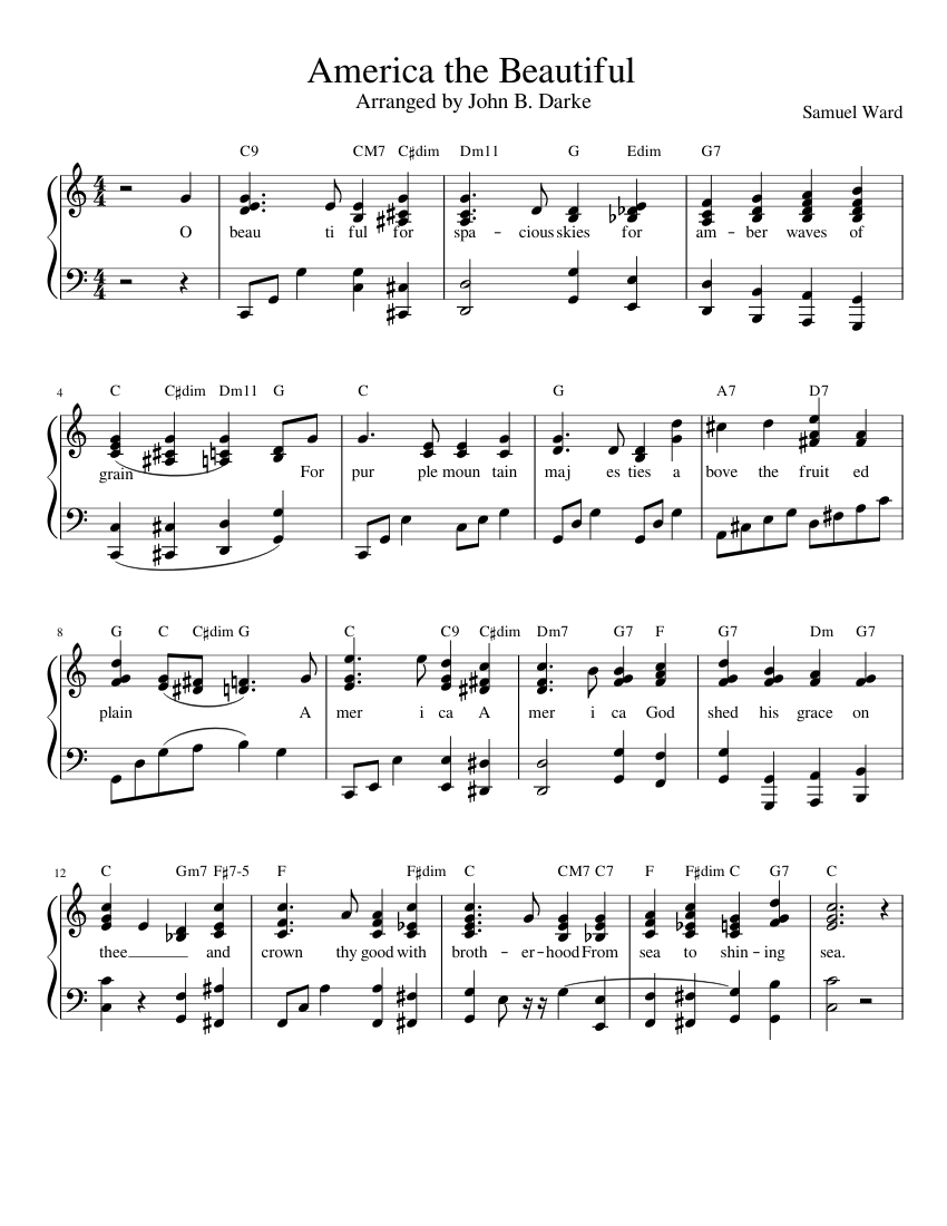 Where to Get America the Beautiful Music Sheet (Easy Ways to Find It Online)