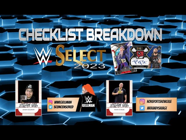 Complete 2023 Select WWE Checklist:  Find Your Favorite Wrestlers!