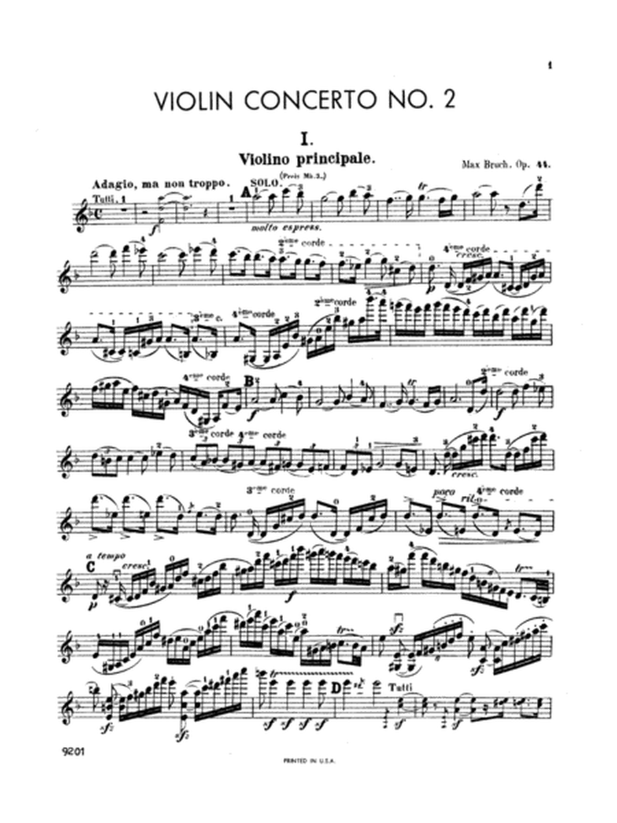 Bruch Violin Concerto Sheet Music for All Levels: Find the Right Difficulty