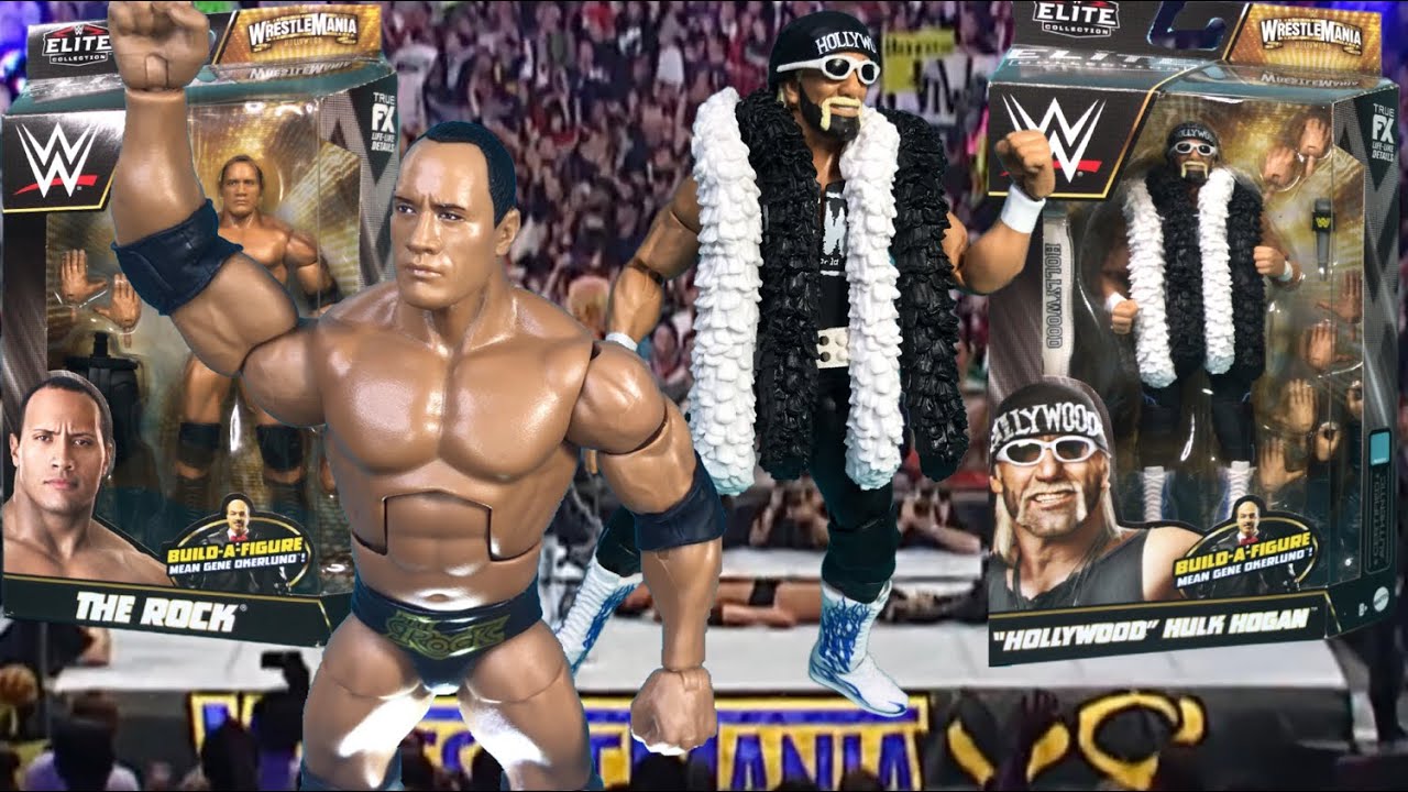 WWE Elite Series 1 First Look: The Rock, Hogan, and More!