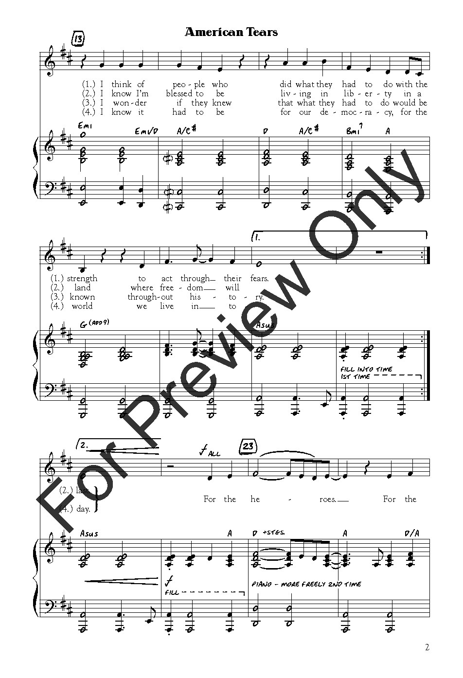 Looking for American Tears Sheet Music? (Top Websites to Find It Fast)