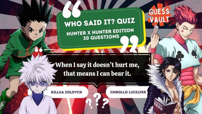 Test Your HxH Knowledge: Fun HxH Quizzes You Cant Miss