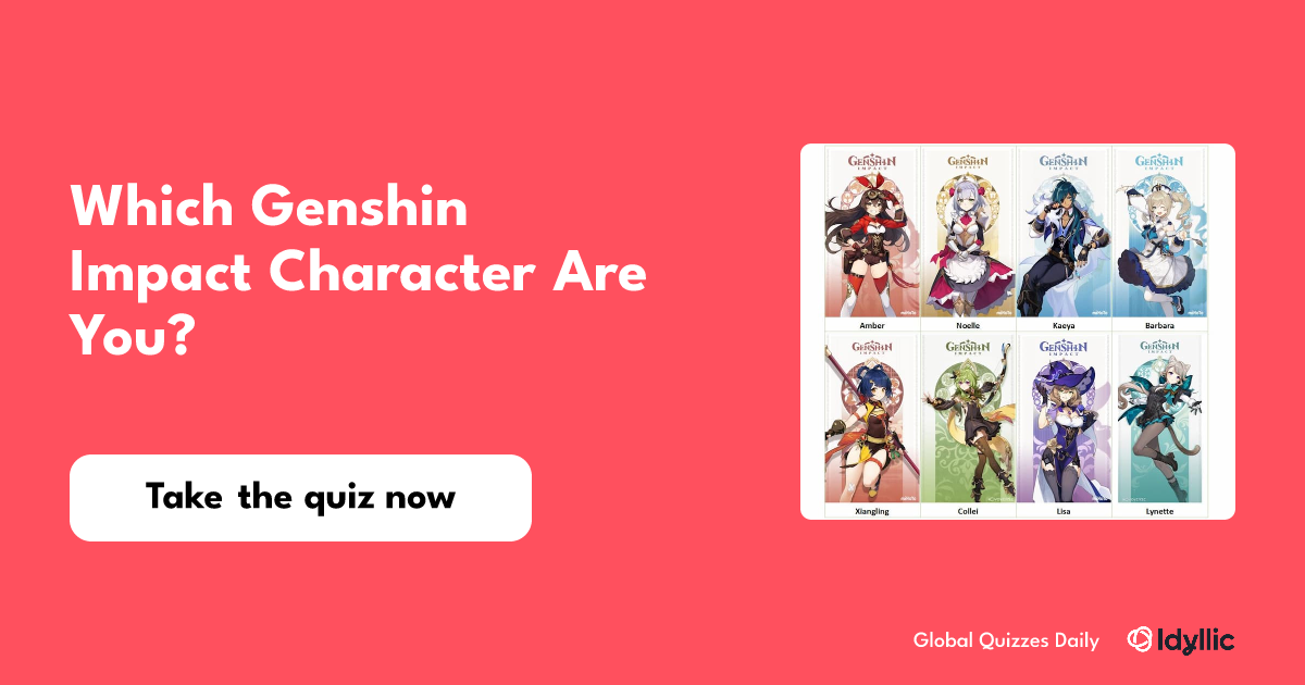 Take a Genshin Impact Personality Quiz and Share with Your Friends!