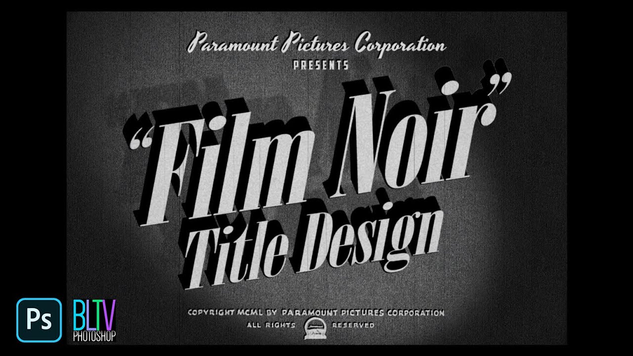 Make your own film noir movie poster: create awesome vintage styles fast