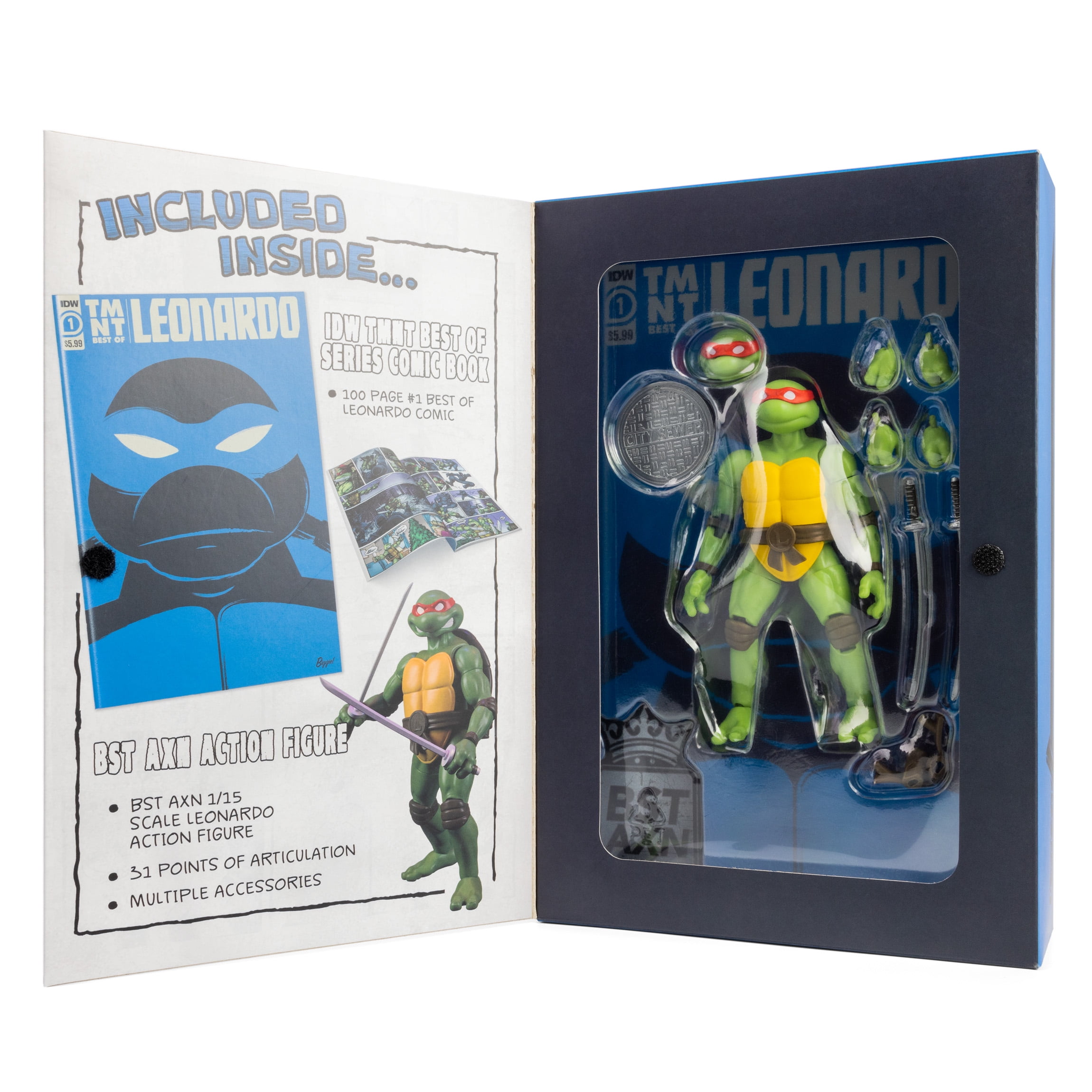 All About Leonardo Comic Book and Action Figure: The Best of the Best