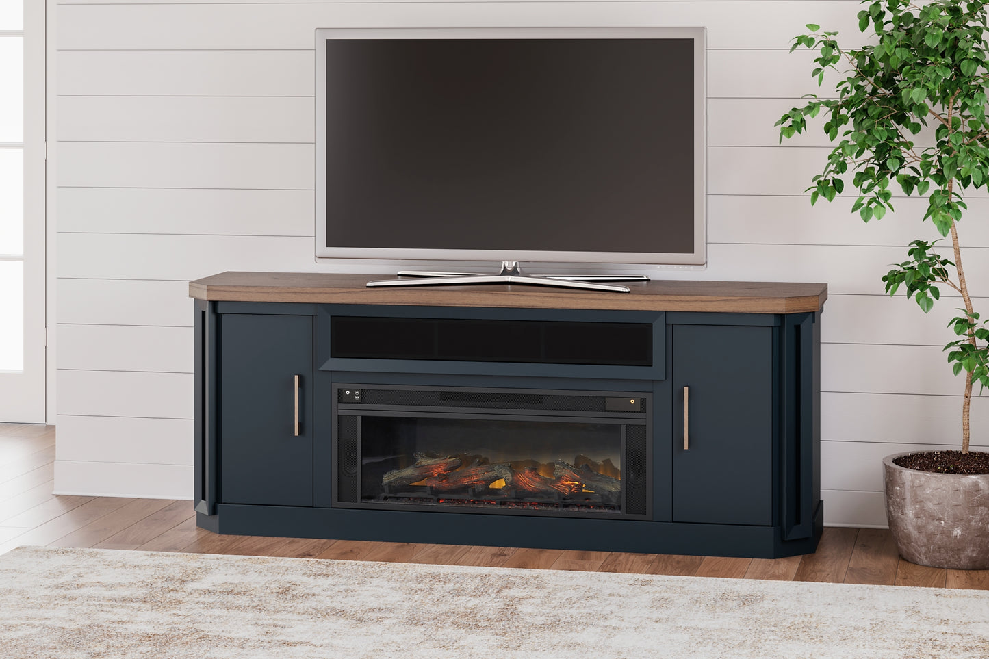 Landocken 83 TV Stand With Electric Fireplace: Upgrade Your Living Room Today