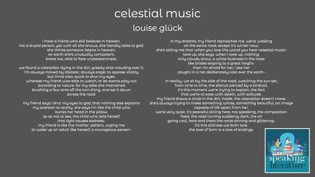 Celestial Music Louise Gluck Easy Guide: Where to Listen and What to Expect?