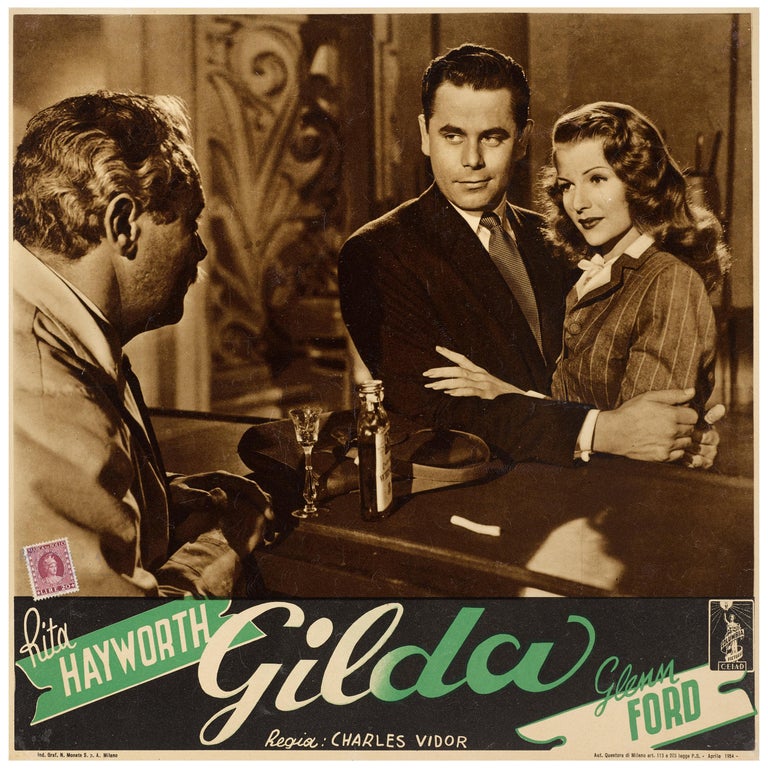 Original Gilda Film Poster for Sale:  Classic Hollywood Memorabilia. Own a Piece of History!