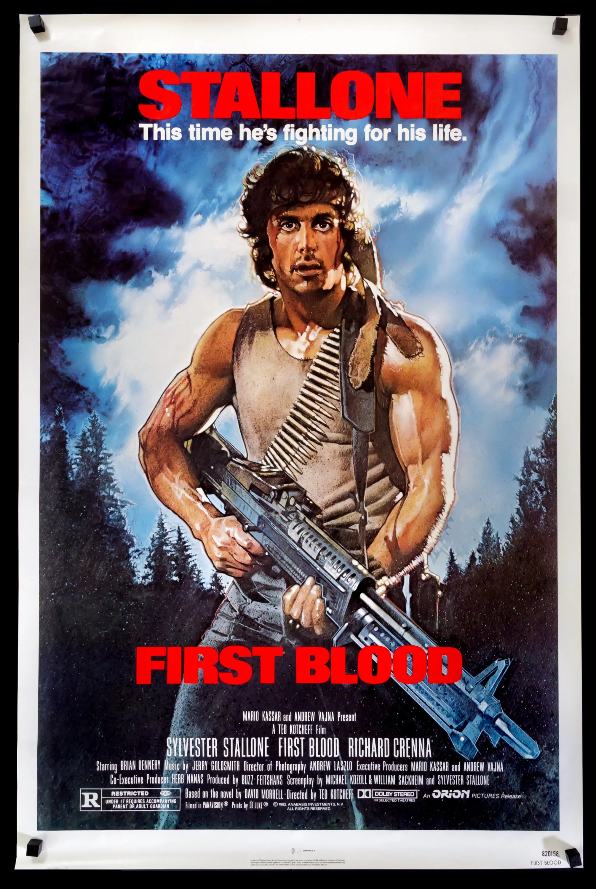 First Blood Film Poster: Own a Piece of Movie History Starting Today