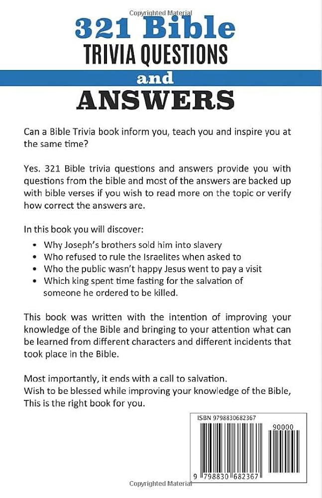 Bible Quizzes for Kids: Discover Fun Facts About the Bible